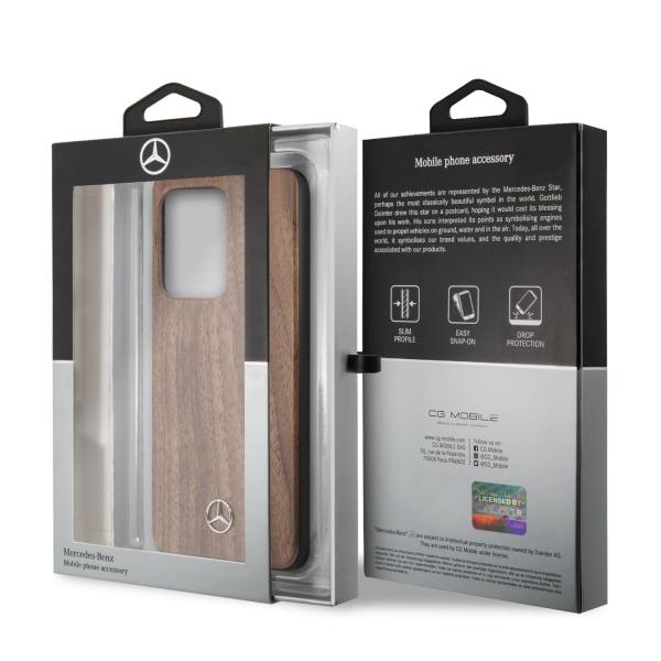Etui do Samsung Galaxy S20 Ultra Mercedes Wood Line Orzechowe