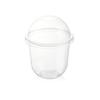 50Pcs Disposable Pudding Cups Clear Plastic Mousse Dessert Cup with Lid Party Supplies for Cold Drinks Fruit Cream 250/360/500ML