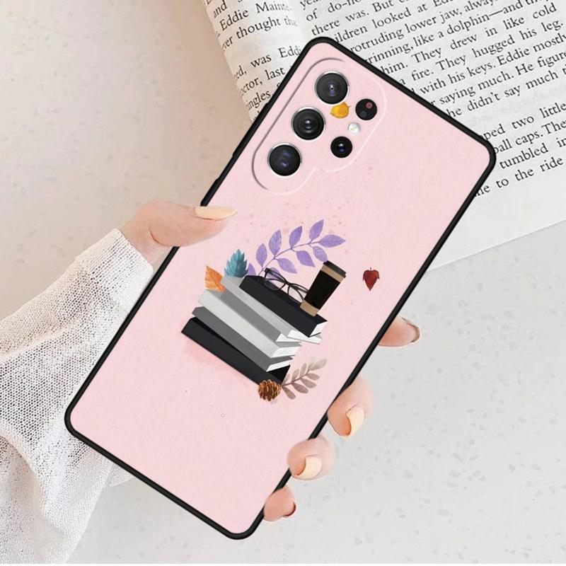 Read More Books Phone Case For Samsung Galaxy S25 S23 S30 S8 S21 S20 FE S24 S22 Note 10 20 S8 Plus Lite Ultra