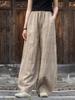 Women's Hemp Tie-Dye Distressed Lantern Pants: Cotton & Linen Zen Meditation Wear 26