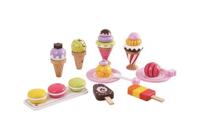 Lelin Wooden Set Wooden Ice Cream 25 Pieces