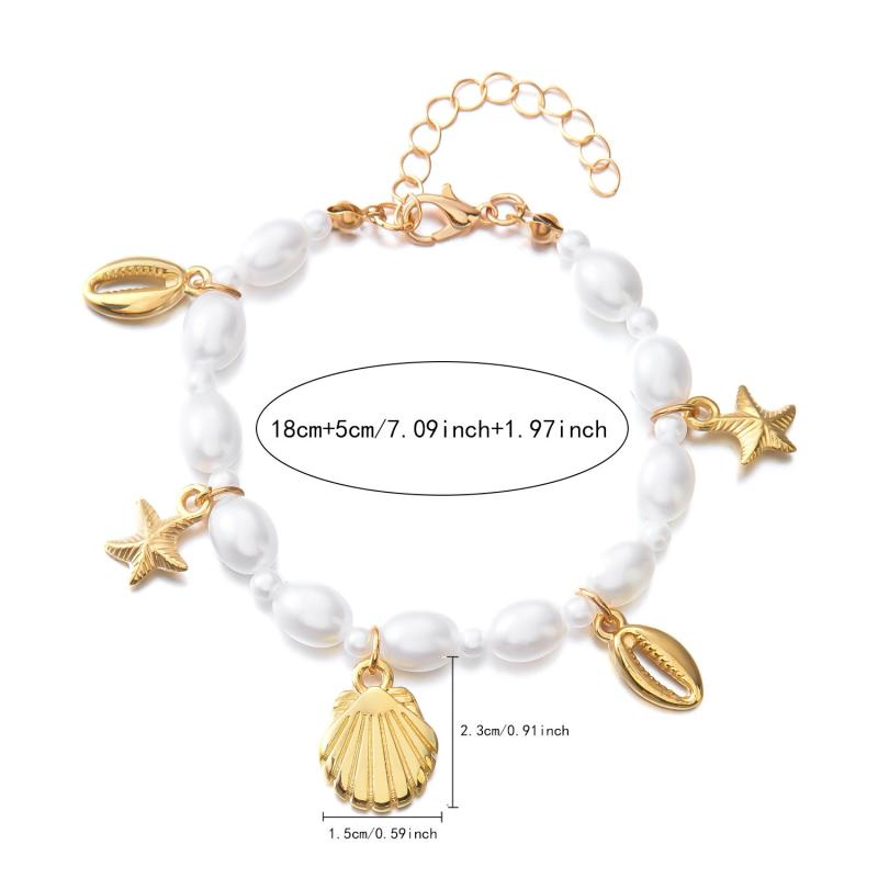 

Богемный кулон в виде морской звезды и раковины, ожерелье, браслет, женский, жемчужные бусины, цепочка, чокер, бижутерия, летний, праздничный, пляжный, подарок