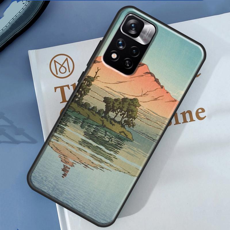Japanese Ukiyoe Case For Xiaomi Redmi 13C 10C 12C 14C Redmi Note 14 13 Pro 12 11 9 10 9S 10S 11S 12S Cover