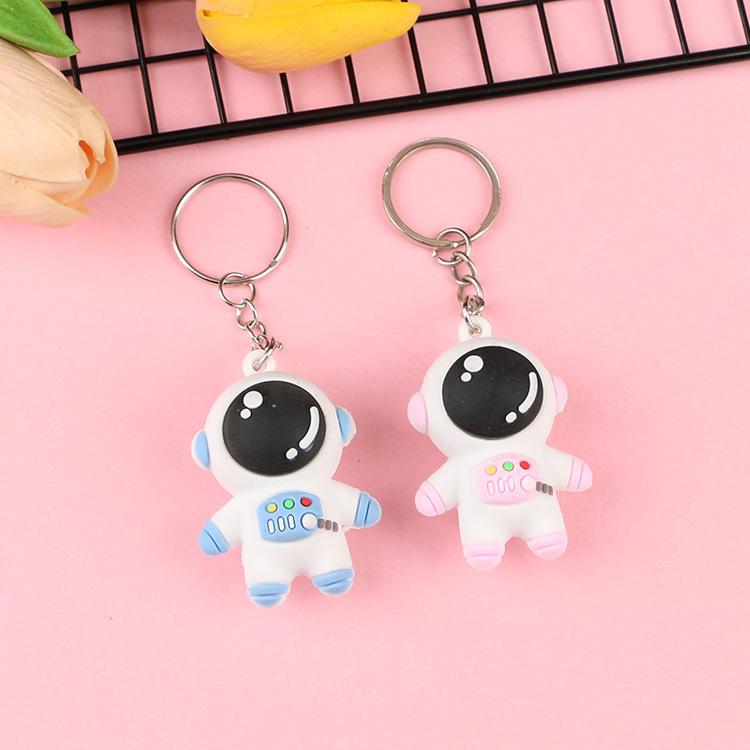 Astronaut 3D Cartoon Soft PVC Keychain Pendant