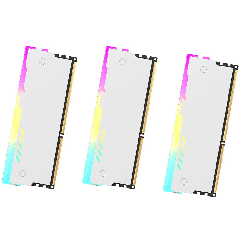 5V 3PIN ARGB RAM Heatsink RM‑1 Memory Cooling Vest with Thermal Silicone Pad for Desktop PC DDR2 DDR3 DDR4 DDR5 Memory Radiator