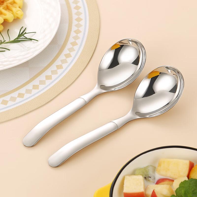 Zhishi 304 Stainless Steel Round Spoon Set