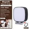M27 Portable Pocket Fill Light Magnetic Mobile Phone Selfie Light 180-Degree Flip Phone Stand Built-in Mirror Rechargeable