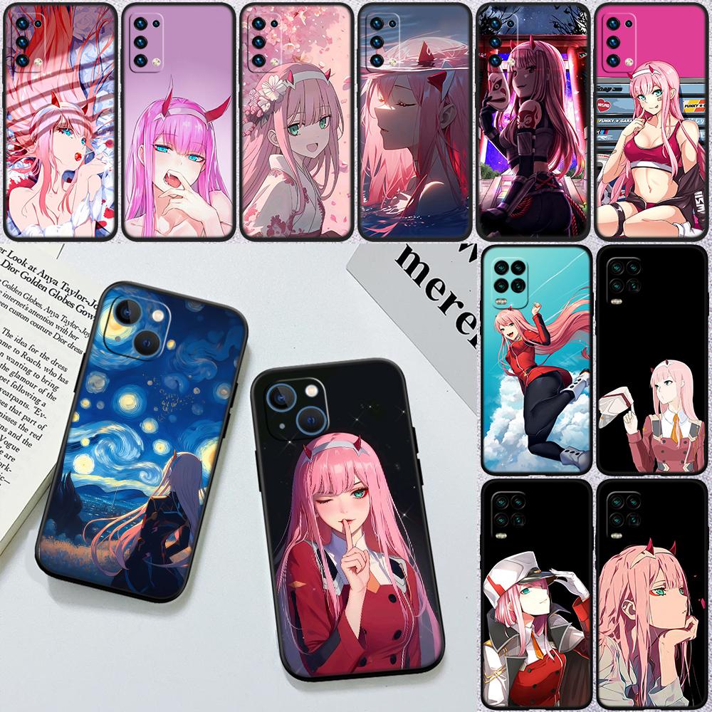 RA34 Zero Two New High-End Shell Phone Case for Redmi Note 10 11 12 Pro Max 10S 10C 10T 11A 11S 12S 12C