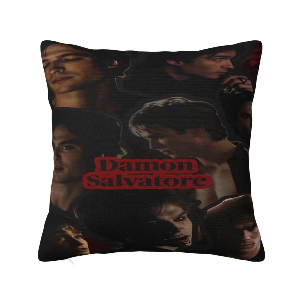 Damon Salvatore Pillow Case Novelty Pillow Cover Square Printed Cushion Cover Pillowcases For Sofa Home Decoration