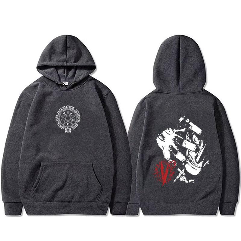 Anime Hellsing Abraham Van Helsing Vampire Alucard Merch Hoodie Men Women Manga Oversized Streetwear Hoodies