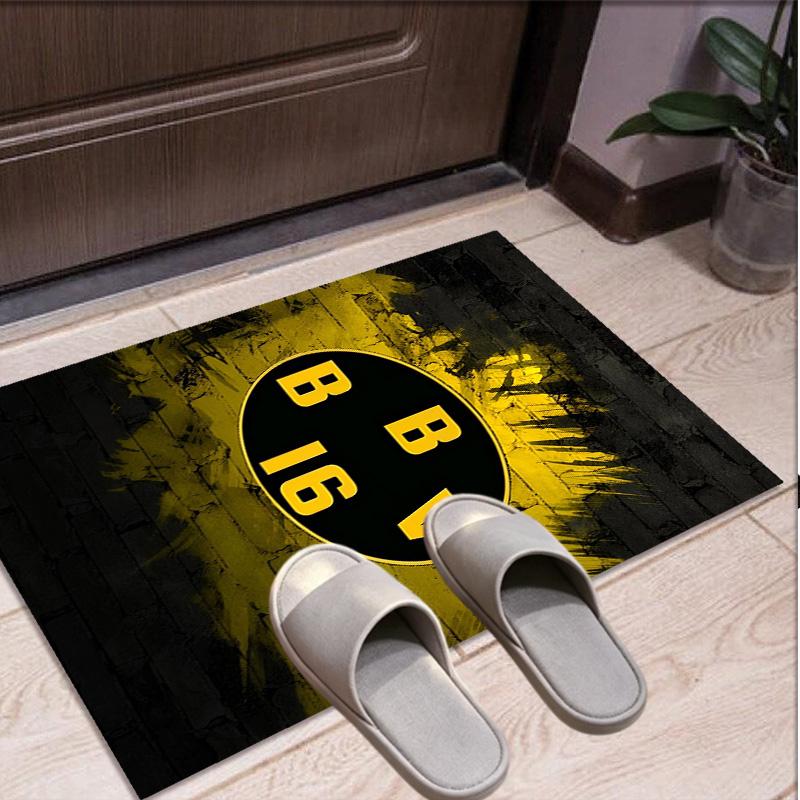 Borussia Dortmund Pattern Rug, Indoor/Outdoor Mat, for Picnic, Gameroom, Bedroom, Office, Living Room, Home Decor Carpet, Birthday Gift