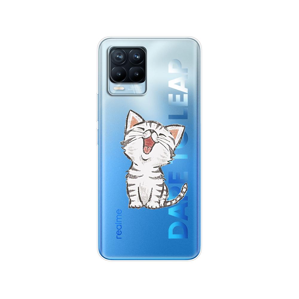 For Realme 8 Case 6.4" Soft Silicon TPU Back For Realme 8 Pro OPPO Realme8 4G RMX3085 Phone Cover Coque Capa Funda Bumper Bag