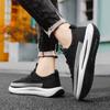 Men Canvas Casual Shoes Low Cut Platform Shoes 2025 Spring New Men Breathable Sneakers Outdoor Wear-resistant Running Sport Shoe