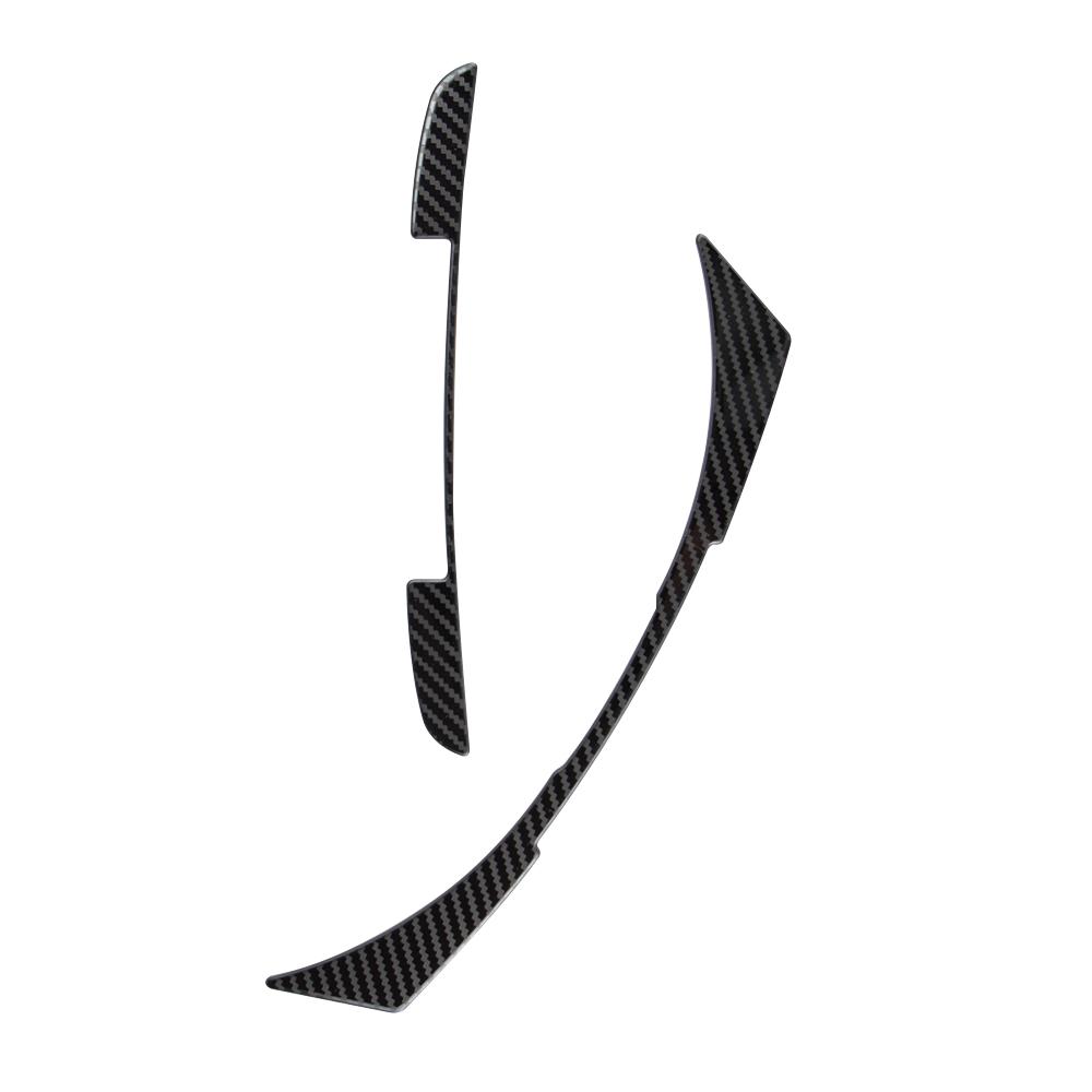 2Pcs/Set AC Knob Control Panel Cover Trim Sticker for Peugeot 2008 208 2014-2018 Interior Sequins Sticker Accessories