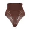 Women's Plus Size High-Waisted Mesh Thong with Tummy Control and Butt Lifting Features