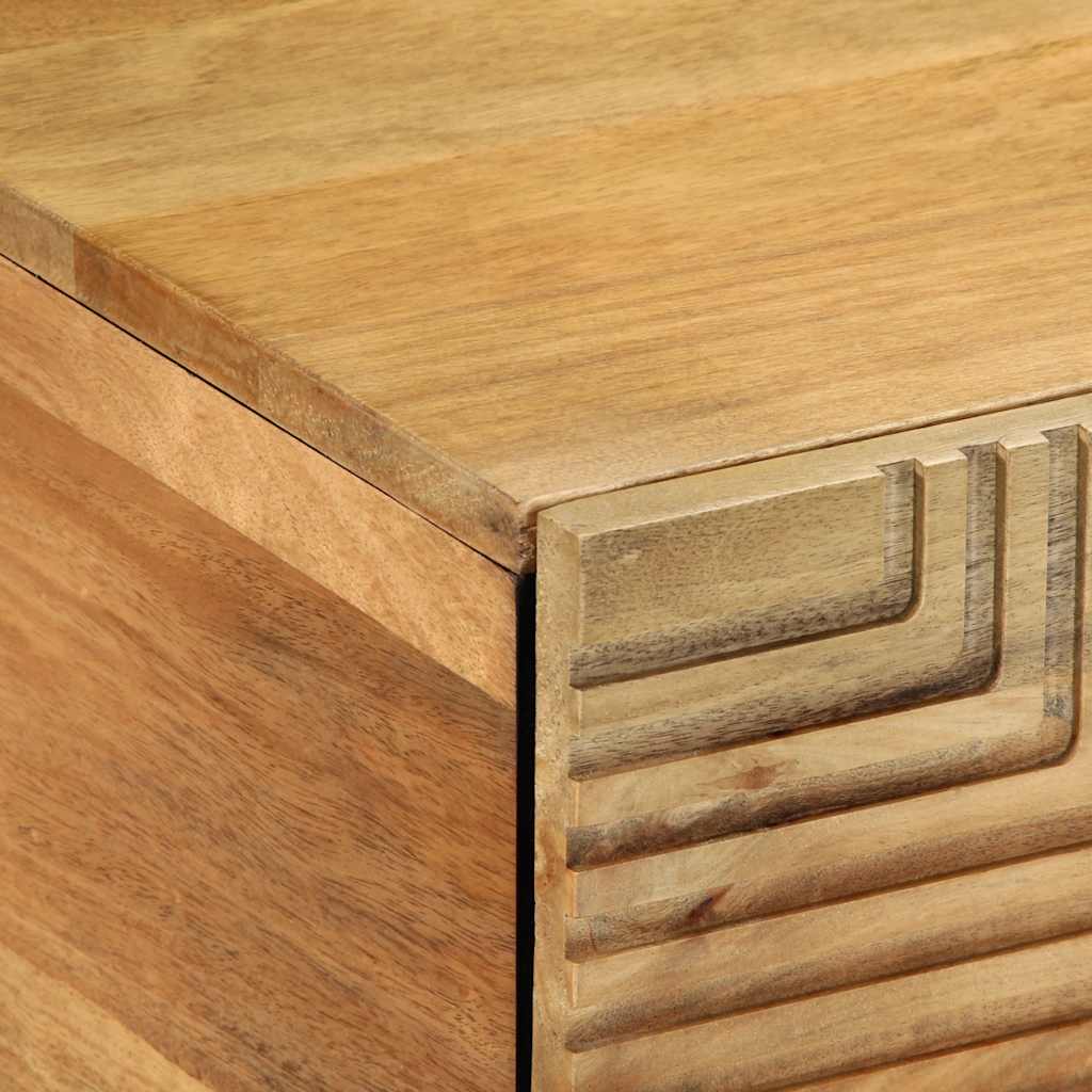 Coffee Table Brown 80 x 50 x 40 cm Solid Mango Wood