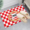 1PC Psv Sports Emblem Floor Mat for Living Room, Game Rooms, Office, Bedroom, Office Floor Mat Playful Design, Christmas fan gifts