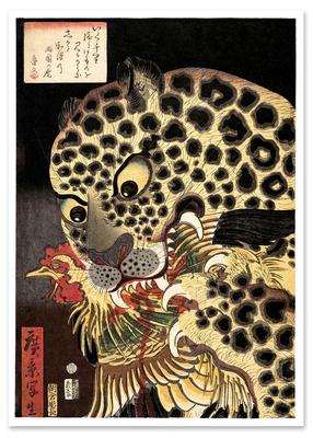 Leopard Poster Japanese Posters