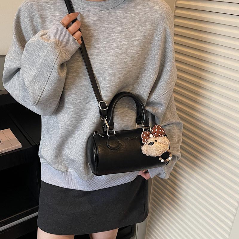 Vintage Style Pillowshaped Handheld Purse With Inner Pocket For Casual Outings