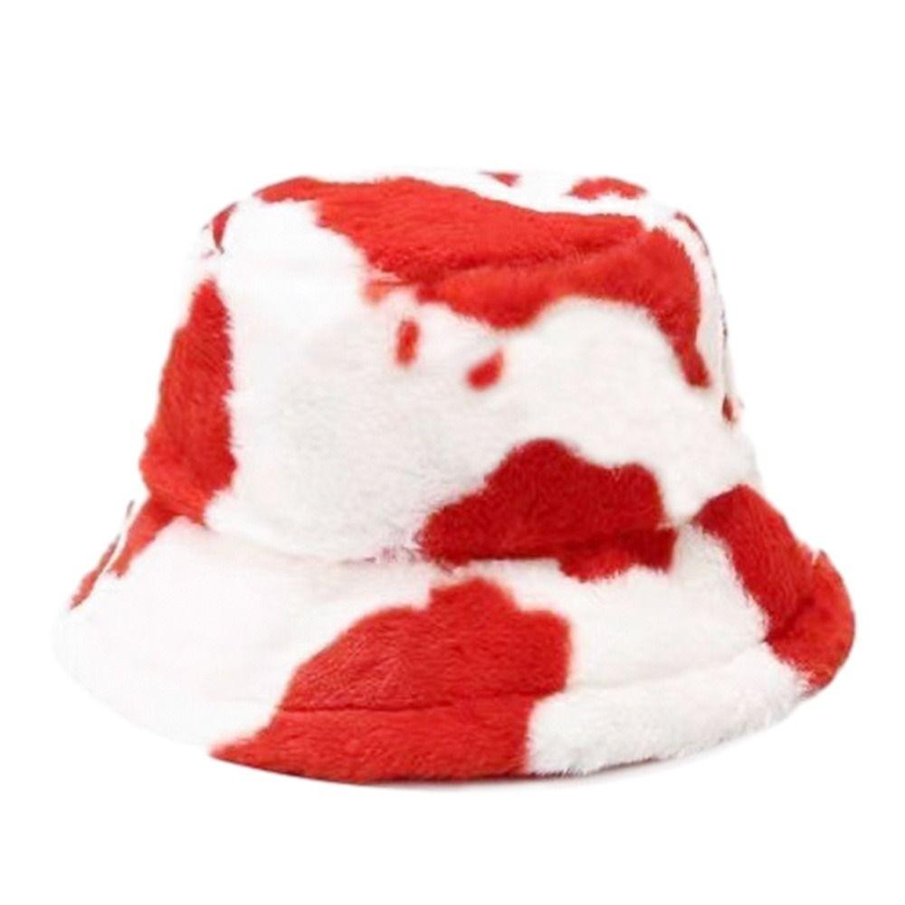 Soft Fisherman Cap Cow Stripe Panama Hat Outdoor Bucket Hat  Men Women