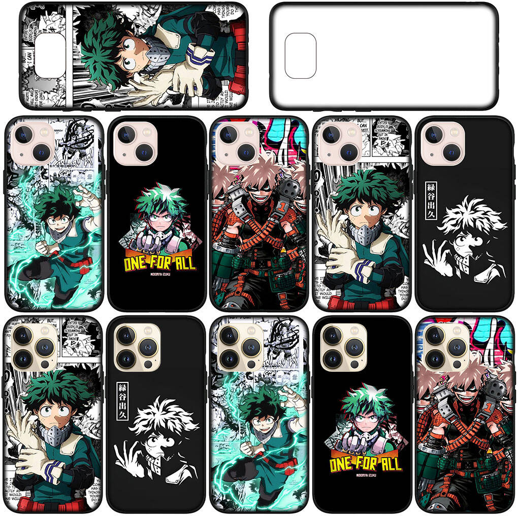 Cover for iPhone 17 16 15 Xiaomi Poco Redmi Note 14 13 12 11 Pro Max Samsung Galaxy S25 S24 S23 OPPO Huawei Midoriya Izuku My Hero Academia Phone Case