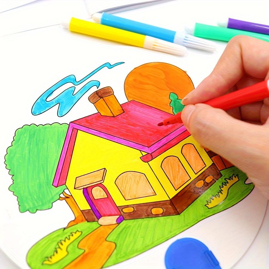 30/60pcs Mini Colored Markers Smooth Flow Vibrant Watercolor Pen Art Supplies Drawing Painting Tools Coloring Doodling ZSY