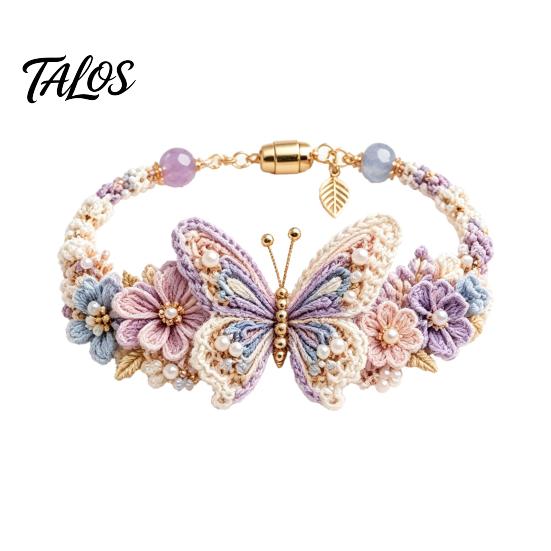 Fournitures pour la fabrication de bracelets Kit Animal Tissé DIY, Kit Fait Main Renard Chat Cerf Oiseau Loisirs Créatifs, Ensemble Crochet Floral pour Débutants Adultes Arts et Artisanat