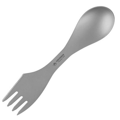 3-in-1 Ti Spork Camping Löffel Gabel Messer Kombi Outdoor Geschirr für Camping Wandern Outdoor Picknicks
