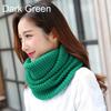 Fall Winter Warm Fashion Women Solid Color Pullover Neckerchief Knitted Scarf
