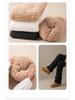 Women's Coral Fleece Over-the-Knee Socks - Warm Velvet-Enhanced Knee Pads & Leg Warmers for Autumn/Winter.
