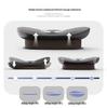 Lumbar Support Heated Waist Massager Pillow with Multi-Function Massage and Charging Capability