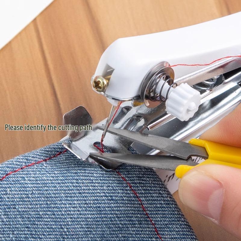 Portable Mini Handheld Sewing Machine for Easy Home Use - Compact Pocket-Sized Tailor Device
