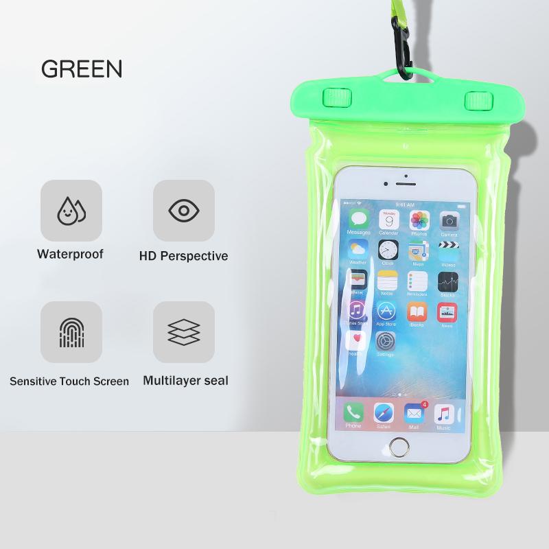 Waterproof Swim Bag Phone Case Airbag Water Resistant Cover