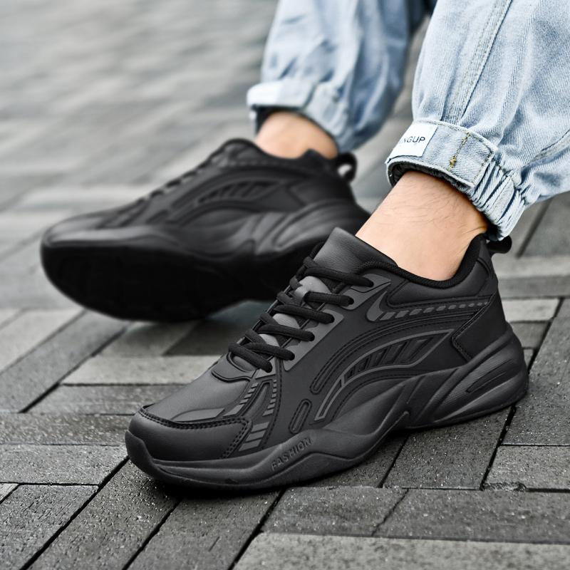 Men Sneakers Big Size 39-48 Thick Soled Height Increasing Low Cut Casual Shoes New Durable Comfort Comfort Cushioned Work Shoes