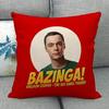 The Big Bang Theory Pillowcase Square Zipper Cotton Linen Pillow Cases Bedroom Home Office Decorative Pillowcase Wjy12.25