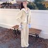 MJ STYLE Women's Hooded Sportswear Two-piece Set