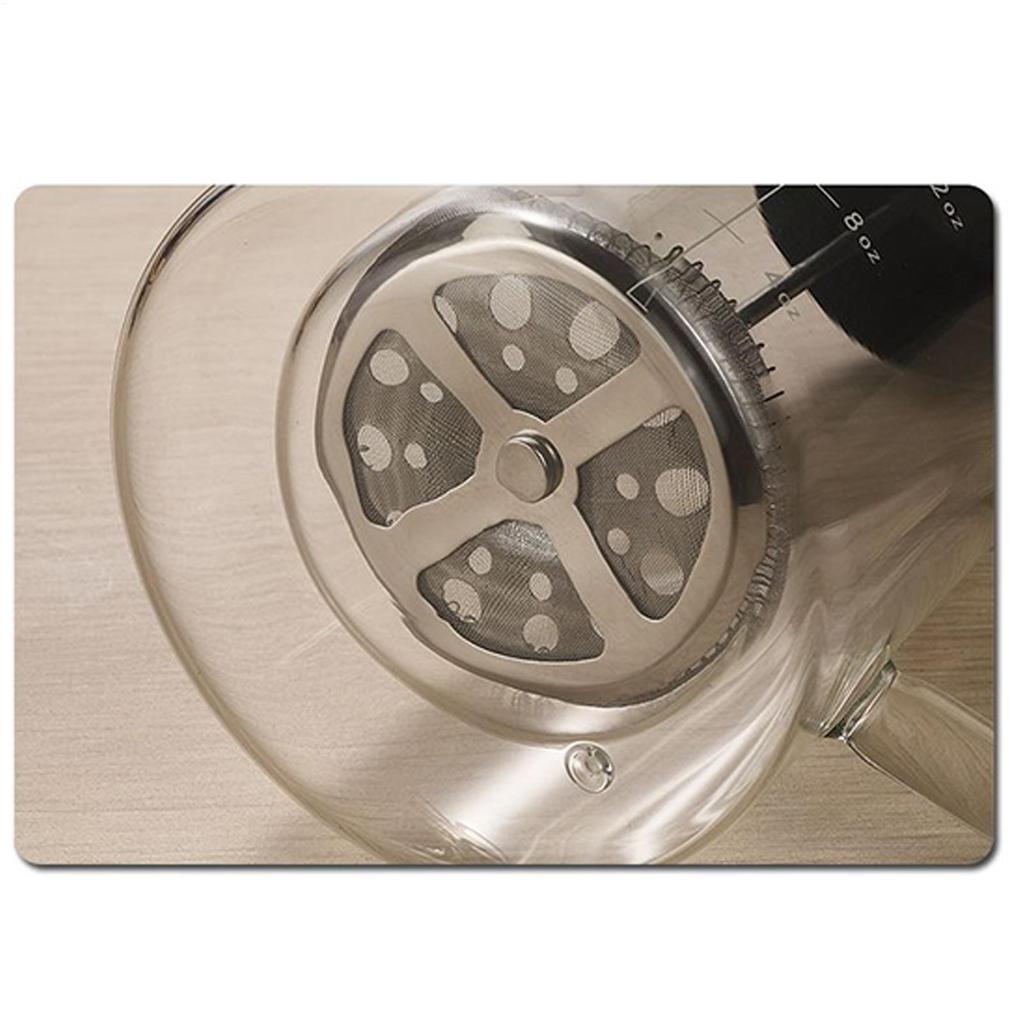 Coffee Presses Glass Stainless Steel Double-Wall Insulated Kettle French Coffee Press for Camping Travel Tea Cafe Home Office