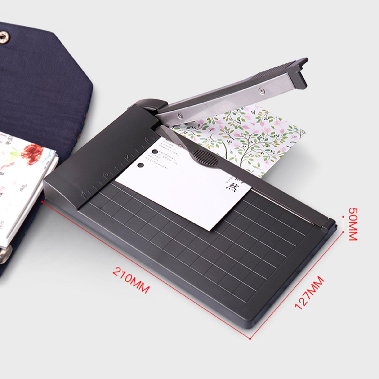 Paper Trimmer 4x6in Panel Size Portable Desktop Manual Photo Paper Cutter for Craft Cards Scrapbooking Home School