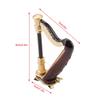 2pcs Replica Wooden Harp Replica Storage Box Included Decorative Harp Model  Office Display