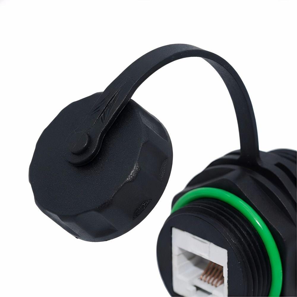 Shielded Panel Mount Ethernet Adapter 8 Core Network Extension Cable  Network Installation