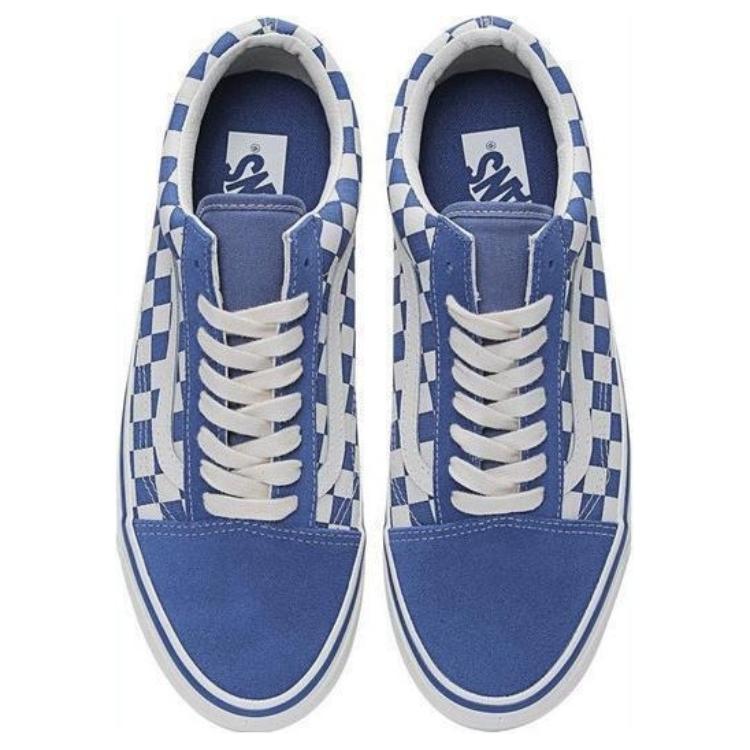 Vans Unisex Old Skool 36 Checkerboard Medium Blue VN000CT9MBL