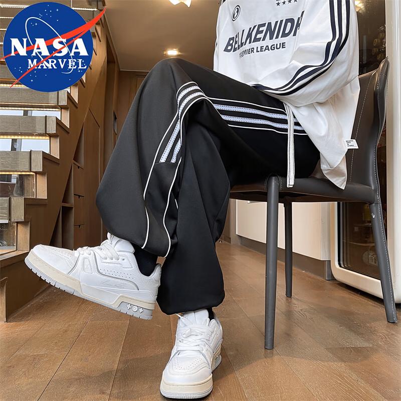 

NASA MARVEL Men s Striped Jogger Pants XL