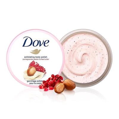 Crème Gommante Exfoliante pour le Corps Dove à la Grenade & au Beurre de Karité