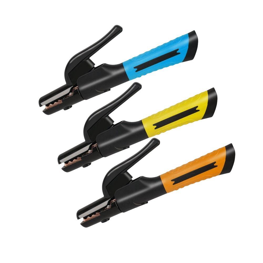 500 A Copper Welding Electrode Holder Thickened Industrial Heavy Duty Jaw Welding Pliers Heat Resistant Secure Grip