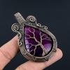 Purple Flash Labradorite Jewelry, 999 Copper Wire Wrapped Pendant Handmade Gemstone Jewelry, Gifts For Wife Brand New Pendant