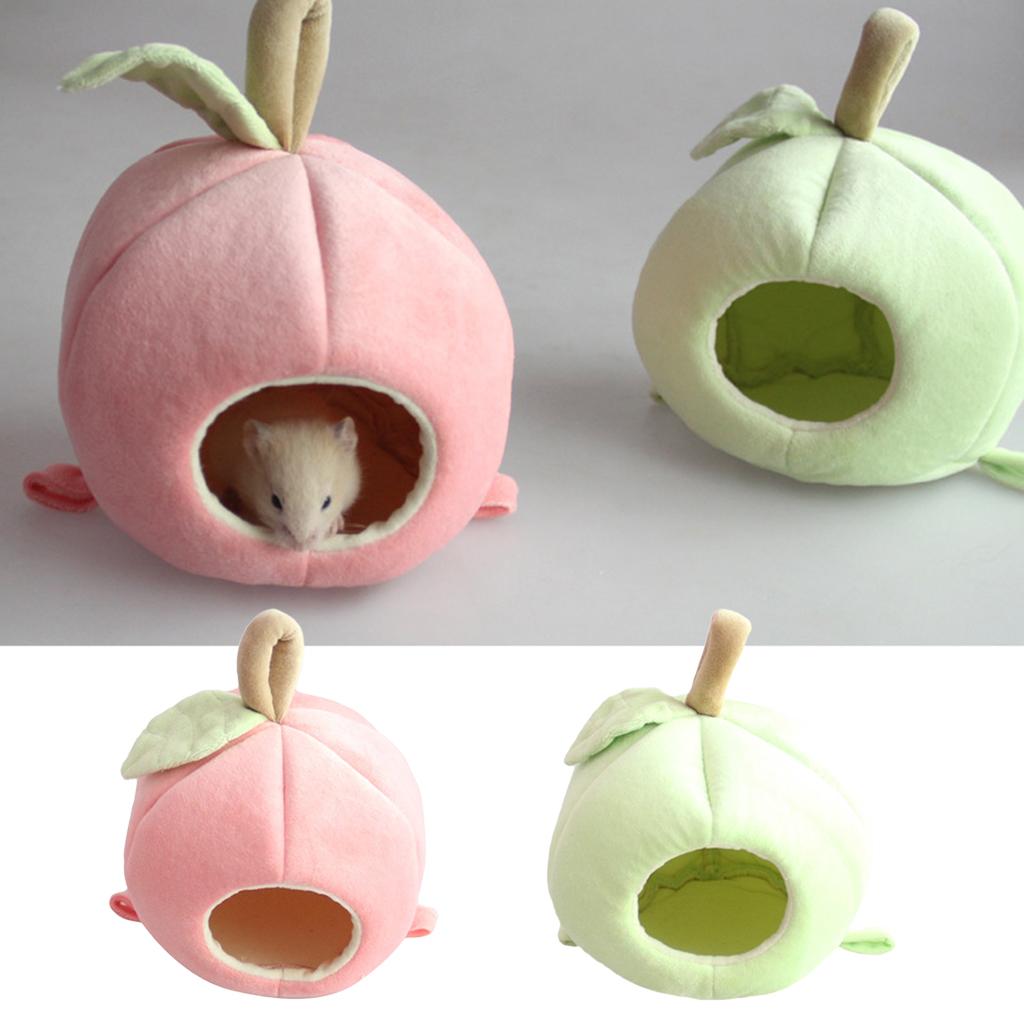 Diamond Velvet Hamster Hammock Warm Plush Nest Bed for Small Animal Cage Chinchilla Squirrel Rest