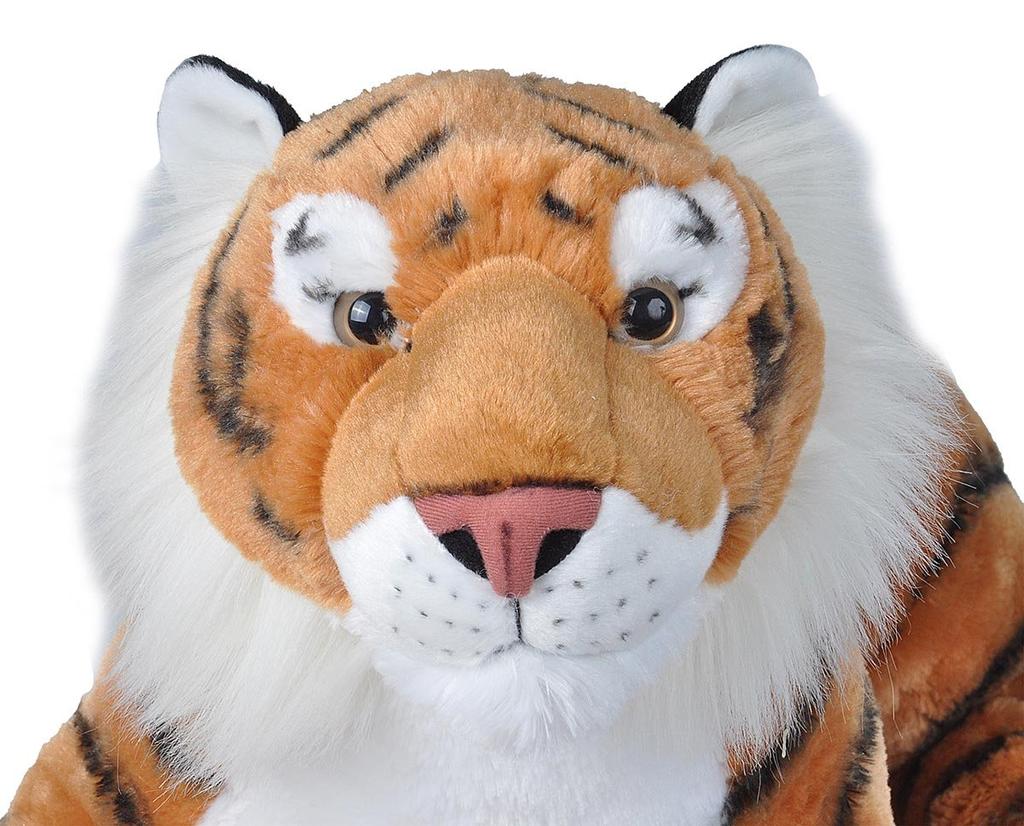 Wild Republic Tiger Plush Toy, Jumbo, Soft To the Touch, Animal Body Pillow Cushion, Extra Large, W38 X D85 X H35cm (19547)