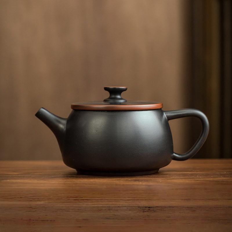 Jianshui Clay Purple Pottery Teapot Hand Painted Antique Relief Teapot Household Teapot Kungfu Tea Set Kettle