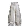 ZYLLO Vaqueros Americanos Streetwear Holgados Pierna Ancha Lavado Sucio Vintage Desgastados Pantalones 2026 Verano Nuevo