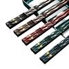 5 Pairs Reusable Chinese Chopsticks Set Plastic Dining Chopsticks Sushi Chopsticks  Restaurant